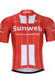 BONAVELO Kolesarski dres s kratkimi rokavi - SUNWEB 2020 - rdeča