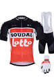 BONAVELO Kolesarski mega set - LOTTO SOUDAL 2020 - črna/bela/rdeča