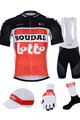 BONAVELO Kolesarski mega set - LOTTO SOUDAL 2020 - rdeča/črna/bela