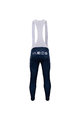 BONAVELO Kolesarske dolge hlače z naramnicami - INEOS 2021 WINTER - modra
