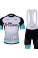 BONAVELO Kolesarski dres kratek rokav in kratke hlače - BIKE EXCHANGE 2021 - črna/modra