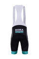 BONAVELO Kolesarski dres kratek rokav in kratke hlače - BORA 2022 - rdeča/črna/zelena