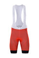 BONAVELO Kolesarske kratke hlače z naramnicami - COFIDIS 2021 - bela/rdeča