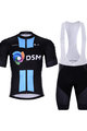 BONAVELO Kolesarski dres kratek rokav in kratke hlače - DSM 2022 - črna/modra
