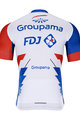BONAVELO Kolesarski dres kratek rokav in kratke hlače - GROUPAMA FDJ 2021 - bela/modra/rdeča
