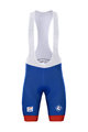 BONAVELO Kolesarski dres kratek rokav in kratke hlače - GROUPAMA FDJ 2021 - bela/modra/rdeča