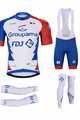 BONAVELO Kolesarski mega set - GROUPAMA FDJ 2021 - bela/modra/rdeča