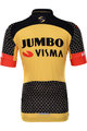 BONAVELO Kolesarski dres kratek rokav in kratke hlače - JUMBO-VISMA 2021 - črna/rumena