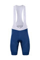 BONAVELO Kolesarske kratke hlače z naramnicami - MOVISTAR 2021 - modra