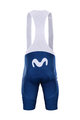 BONAVELO Kolesarski dres kratek rokav in kratke hlače - MOVISTAR 2021 - bela/modra
