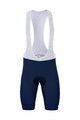 BONAVELO Kolesarske kratke hlače z naramnicami - QUICKSTEP 2021 - modra