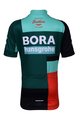 BONAVELO Kolesarski dres s kratkimi rokavi - BORA 2022 KIDS - zelena/črna/rdeča