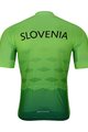 BONAVELO Kolesarski dres s kratkimi rokavi - SLOVENIA 2022 - zelena