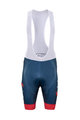 BONAVELO Kolesarske kratke hlače z naramnicami - TREK 2022 - modra
