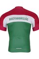 BONAVELO Kolesarski dres s kratkimi rokavi - HUNGARY - rdeča/bela/zelena