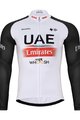 BONAVELO Kolesarski dres z dolgimi rokavi zimski - UAE 2023 - črna/bela/rdeča