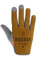 Rocday Kolesarske  rokavice z dolgimi prsti - ELEMENTS - siva/rumena