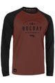 Rocday Kolesarski dres z dolgimi rokavi poletni - PATROL - črna/rdeča