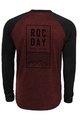 Rocday Kolesarski dres z dolgimi rokavi poletni - STAGE - rdeča/črna