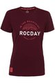 ROCDAY Kolesarski dres s kratkimi rokavi - MONTY LADY - bordo