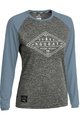ROCDAY Kolesarski dres z dolgimi rokavi poletni - LINE LADY - modra/siva