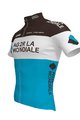 ROSTI Kolesarski dres s kratkimi rokavi - AG2R 2020 - modra/rjava/bela
