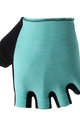 SANTINI Kolesarske rokavice s kratkimi prsti - CLASSE - svetlo modra