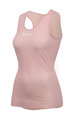 SANTINI Kolesarska  majica brez rokavov - LIEVE LADY - rožnata