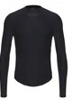 SANTINI Kolesarska  majica z dolgimi rokavi - CALDO - črna