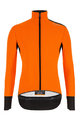 SANTINI Kolesarska  podaljšana jakna - VEGA XTREME - oranžna/črna
