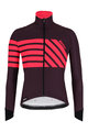 SANTINI Kolesarska  podaljšana jakna - SVOLTA - črna/bordo