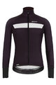 SANTINI Kolesarska  podaljšana jakna - VEGA H2O - bordo/črna