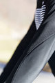 SANTINI Kolesarska  podaljšana jakna - COLORE - črna
