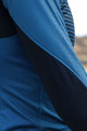SANTINI Kolesarska  podaljšana jakna - COLORE - modra