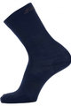SANTINI Kolesarske klasične nogavice - WOOL - modra