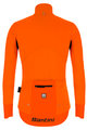 SANTINI Kolesarska  zimska jakna in hlače - VEGA XTREME WINTER - črna/oranžna/siva