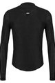 SANTINI Kolesarska  majica z dolgimi rokavi - DRY - črna