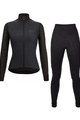 SANTINI Kolesarski zimski set - COLORE PURO+OMNIA W - črna
