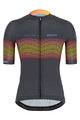 SANTINI Kolesarski dres s kratkimi rokavi - LA VUELTA 2020 - črna