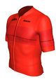SANTINI Kolesarski dres s kratkimi rokavi - LA VUELTA 2020 - rdeča
