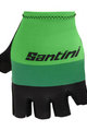 SANTINI Kolesarske rokavice s kratkimi prsti - LA VUELTA 2021 - zelena