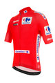 SANTINI Kolesarski dres s kratkimi rokavi - LA VUELTA 2021 - rdeča