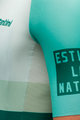 SANTINI Kolesarski dres s kratkimi rokavi - LA VUELTA 2021 - zelena
