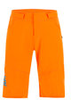 SANTINI Kolesarske kratke hlače brez naramnic - SELVA MTB - oranžna