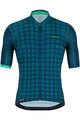 SANTINI Kolesarski dres s kratkimi rokavi - MITO GRIDO - modra