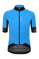 SANTINI Kolesarski dres s kratkimi rokavi - BETA 2 MULTI-WEATHER - črna/modra