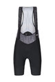 SANTINI Kolesarske kratke hlače z naramnicami - VOLO LADY  - črna