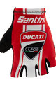 SANTINI Kolesarske rokavice s kratkimi prsti - DUCATI CORSE 2019 - črna