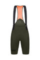 SANTINI Kolesarske kratke hlače z naramnicami - REDUX  - zelena