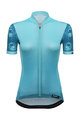 SANTINI Kolesarski dres s kratkimi rokavi - VOLO LADY - modra